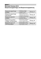 Vorschau - Unterrichtsreihen - Outlook 2016 - Aufbaukurs II: Besprechungsplanung - Seite 1