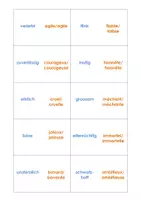 Vorschau - Interaktives Material - Domino Französisch 6. Klasse Adjektive - Deckblatt