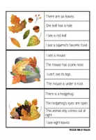 Vorschau - Arbeitsblätter - FALL/AUTUMN - PICTURE AND READING COMPREHENSION - Seite 3