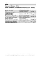 Vorschau - Unterrichtsreihen - Outlook 2016 - Aufbaukurs V: Regeln - Seite 1