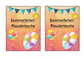 Vorschau - Unterrichtsreihen - Sommerferien - Plaudertasche (Abschiedsgeschenk / Krimskrams-Tasche zum Sammeln von schönen Erlebnissen und Erzählungen der Ferien) - Seite 2