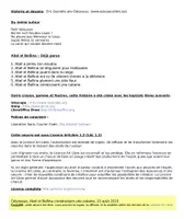 Aperçu - Texte - Abel et Bellina construisent une cabane - Page 1