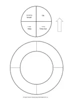 Vorschau - Mal- und Bastelvorlagen - Auszeit-Rad (Krisenbewältigung im Alltag) - Seite 3