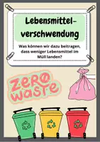 Vorschau - Arbeitsblätter - Stationsarbeit: Lebensmittelverschwendung AES - Deckblatt