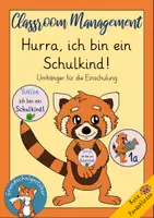 Vorschau - Poster - Umhänger Einschulung Medaille Orden rote Pandaklasse - Deckblatt