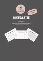 Vorschau - Arbeitsblätter - Würfelsätze - Jahreszeiten Paket - 12 Arbeitsblätter - Deckblatt
