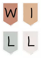 Vorschau - Poster - Materialpaket Wimpelkette LESEECKE und WILLKOMMEN - Seite 2