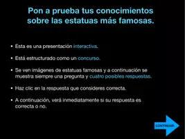 Vista previa - Unidades / Secuencias / Situaciones de Aprendizaje - Las esculturas más famosas (enlace al cuestionario en PDF) - página 2