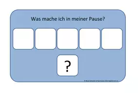 Vorschau - Fördermaterial/Inklusion - Pausenplan - Seite 1