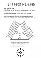Vorschau - Arbeitsblätter - Dreier-Lesen - Ein Text enthält drei Fehler, kooperativ lesen in 3er Gruppen (2.-4. Klasse) - Seite 1