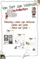 Vorschau - Unterrichtsreihen - UR5 Vom Dorf zum Weltreich: Das Antike Rom - 17. Stunde: Römisches Leben zum Anfassen - Mathematik und Spiele (Rätsel und Spiele) - Deckblatt