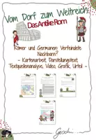 Vorschau - Unterrichtsreihen - UR5 Vom Dorf zum Weltreich: Das Antike Rom - 20. Stunde: Römer und Germanen - Verfeindete Nachbarn - Deckblatt