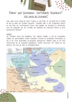 Vorschau - Unterrichtsreihen - UR5 Vom Dorf zum Weltreich: Das Antike Rom - 20. Stunde: Römer und Germanen - Verfeindete Nachbarn - Seite 1