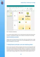 Vorschau - Mal- und Bastelvorlagen - Buddy Book: Anleitung & Vorlage für Minibücher mit Publisher - Deckblatt