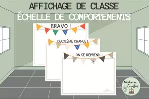 Aperçu - Affichage - Échelle de comportement - Thème scientifique - Page de couverture