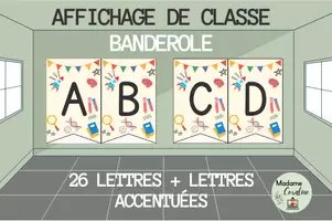 Aperçu - Affichage - Banderole - Thème scientifique - Page de couverture