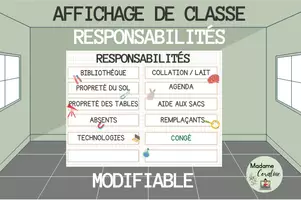 Aperçu - Affichage - Responsabilités - modifiable - thème scientifique - Page de couverture