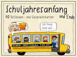 Vorschau - Spiele - Schuljahresanfang und Schuljahresende - 50 Gesprächskarten Paket (D/E) - Seite 2