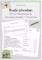 Vorschau - Arbeitsblätter - Materialpaket - formaler und persönlicher Brief - Seite 1
