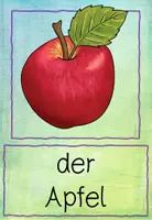 Vorschau - Fördermaterial/Inklusion - DaZ Obst Früchte Bildkarten Wortkarten Einzahl und Mehrzahl - Seite 3