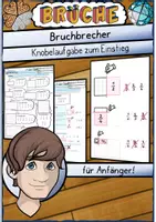 Vorschau - Arbeitsblätter - Bruchrechnung - Bruchbrecher (Knobelaufgabe) - Deckblatt