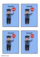 Vorschau - Bildkarten - Sauerei Polizei für deinen Kunstunterricht - Seite 3