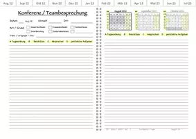 Vorschau - Unterrichtsreihen - Lehrerplaner Stundenplaner 2022+23 Berlin 4-FARBIG - Seite 3