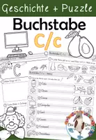 Vorschau - Unterrichtsreihen - Buchstabe C - Einführung in der 1.Klasse inklusive Geschichte - Deckblatt