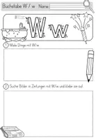 Vorschau - Arbeitsblätter - Buchstabe W/ w - Einführung inklusive Geschichte - Buchstabeneinführung - Seite 3
