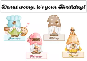 Vorschau - Poster - 📆 🎂 Geburtstagskalender Deutsch - Seite 1
