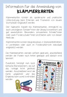 Vorschau - Fördermaterial/Inklusion - Classroom Instructions - Klammerkarten - Seite 1