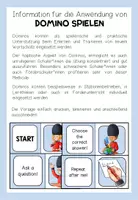 Vorschau - Spiele - Classroom Instructions - Reading Domino - Seite 1