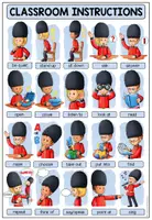 Vorschau - Arbeitsblätter - Classroom Instructions - Vocabulary Poster (Farbe und s/w) - Seite 1