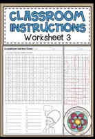 Vorschau - Arbeitsblätter - Classroom Instructions - Worksheet 3 - Deckblatt