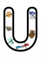 Vorschau - Arbeitsblätter - Buchstabenpuzzle "U" mit Anlauten - 2-fach differenziert - DaZ / Deutsch - Seite 2