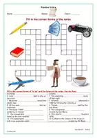 Vorschau - Spiele - Crossword Passive Voice 1 - Simple Present, Simple Past und Present Perfect - Seite 2