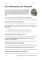 Vorschau - Arbeitsblätter - KUNST: Ich untersuche ein Museum (Word/Pages/PDF) - Seite 2