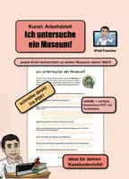 Vorschau - Stundenentwürfe - KUNST: Ich untersuche ein Museum (PDF) - Deckblatt