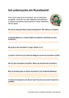 Vorschau - Stundenentwürfe - KUNST: Ich untersuche ein Kunstwerk (interaktives PDF) - Seite 1