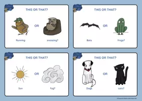 Aperçu - Jeux - Anglais - Read and Rhyme with Brown Owl's - THIS or THAT - Page 1
