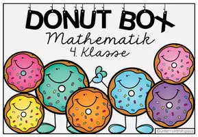 Vorschau - Fördermaterial/Inklusion - MATHEMATIK - DONUT BOX (4. Schulstufe) 36 Aufgabenkärtchen zum Jahresstoff - Seite 3