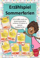 Vorschau - Spiele - Erzählspiel Sommerferien - Deckblatt