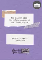 Vorschau - Arbeitsblätter - Was passt? - Gegenstände Schule - Deckblatt