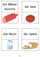 Vorschau - Arbeitsblätter - Was passt? - Lebensmittel/ Nahrung/ Essen - Seite 3