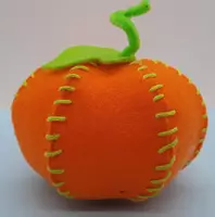 Vorschau - Mal- und Bastelvorlagen - Kunst im Herbst: 3D Emoji / Halloween Kürbis aus Filz nähen - Seite 2