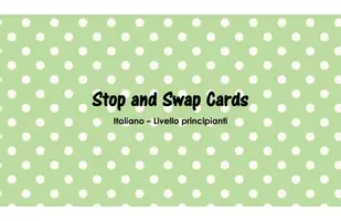 Vorschau - Spiele - Stop and Swap Cards (Italienisch): presente (livello di base) - Seite 1