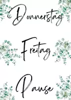 Vorschau - Bildkarten - Tafelkalender Tagesablauf - Seite 1