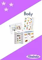 Vorschau - Spiele - Klammerkarten zum Thema "Body" - Deckblatt