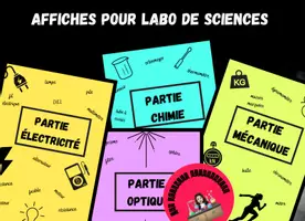 Aperçu - Affichage - Affiches labo sciences - Page de couverture