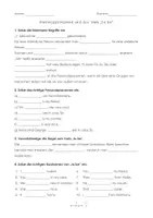 Vorschau - Arbeitsblätter - Englische Personalpronomen und das Verb "to be" - Seite 1